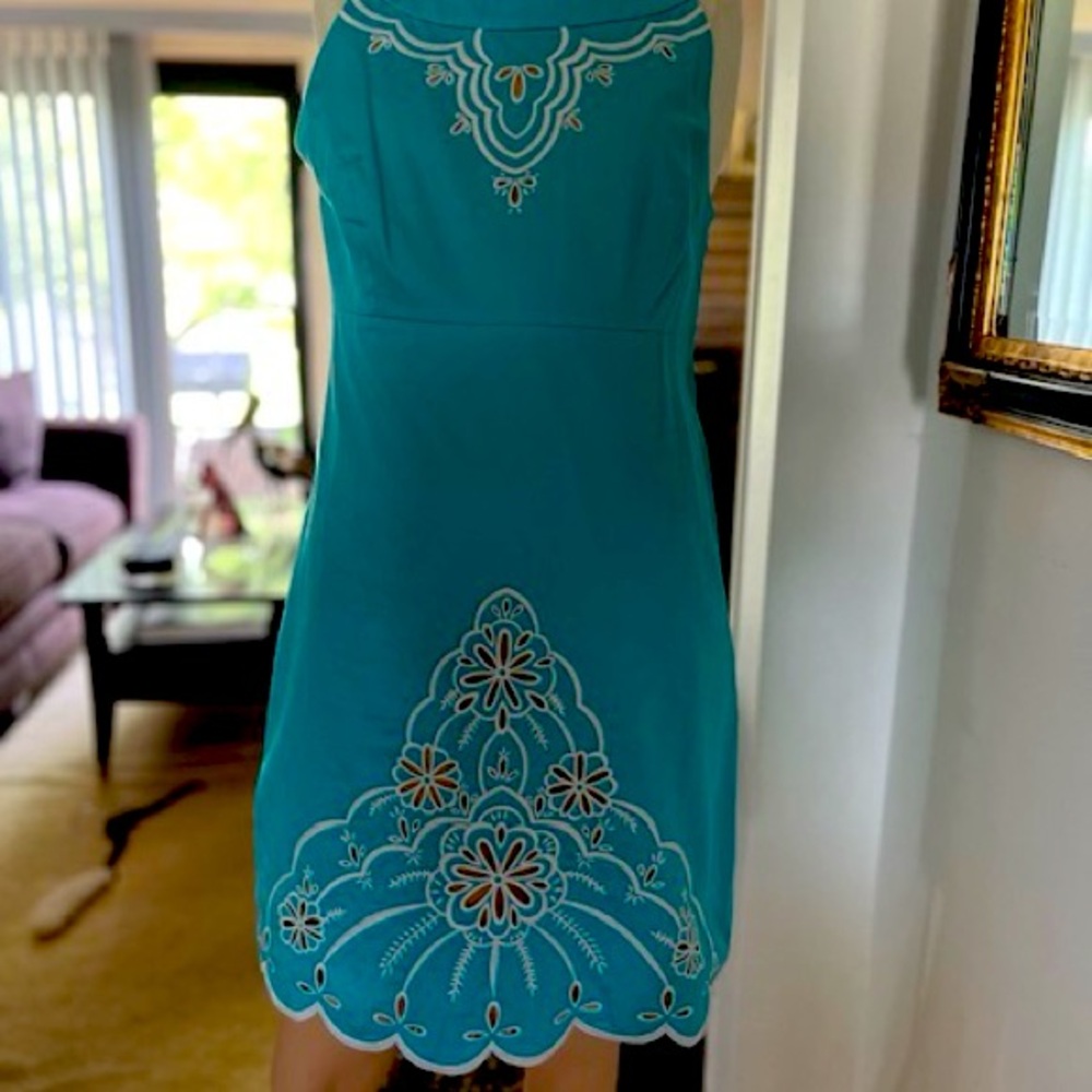 Lilly Pulitzer Jacqueline Sea Breeze blue shift size 6